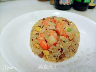 什锦炒饭的做法步骤:11