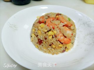 什锦炒饭的做法步骤:12
