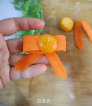 圣诞创意蔬菜花环沙拉?低脂低卡健康?的做法步骤:5