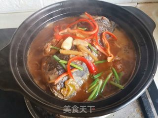 砂锅鱼头煲的做法步骤:7