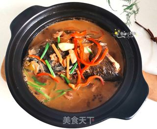 砂锅鱼头煲的做法步骤:9