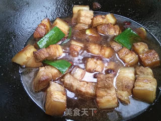 炖五花肉鸡蛋的做法步骤:7