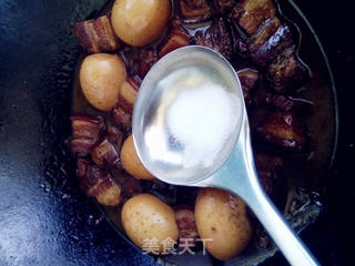 炖五花肉鸡蛋的做法步骤:10