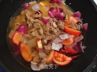 番茄红烩牛肉的做法步骤：10