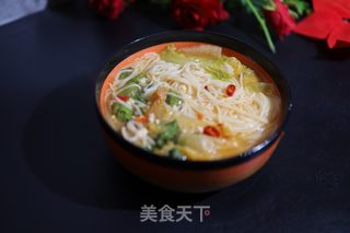 泡菜煮面的做法步骤：5