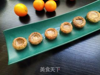 煎口蘑的做法步骤:11
