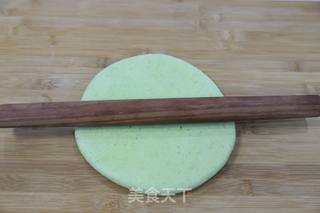 菠菜手擀面的做法步骤:4