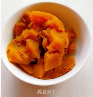 小雏菊南瓜馒头的做法步骤:2