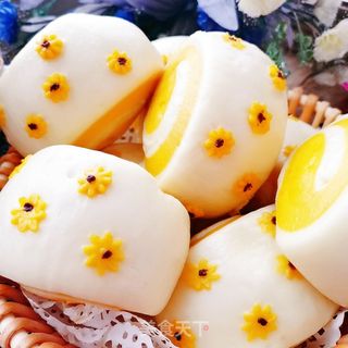 小雏菊南瓜馒头的做法步骤:19
