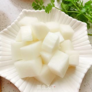 羊肉炖白萝卜的做法步骤:2