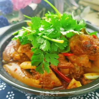羊肉炖白萝卜的做法步骤:11