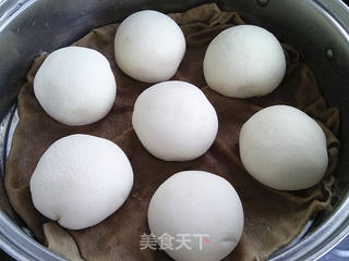 牛奶豆沙馅馒头的做法步骤:7