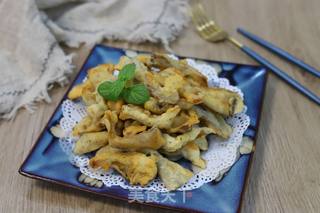 黑椒炸蘑菇的做法步骤:7