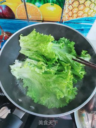 蚝油生菜的做法步骤:8