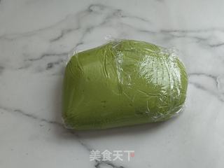 抹茶肉松豆沙酥的做法步骤：4