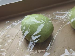 抹茶肉松豆沙酥的做法步骤:9