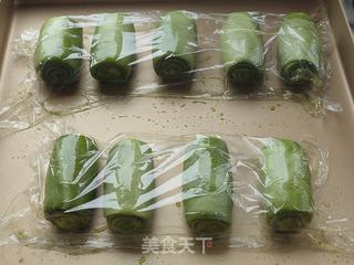 抹茶肉松豆沙酥的做法步骤:17