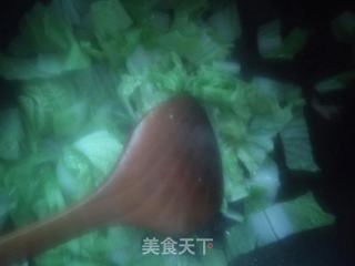 火腿炖白菜的做法步骤:7