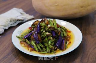 豆角炒茄子的做法步骤:8
