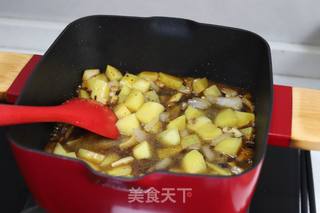 黑椒肥牛炖土豆的做法步骤:7