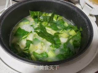 咸鸭蛋粥的做法步骤:7