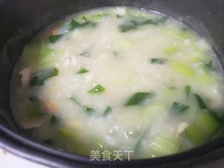 咸鸭蛋粥的做法步骤:8