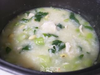咸鸭蛋粥的做法步骤:9