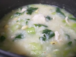 咸鸭蛋粥的做法步骤:10