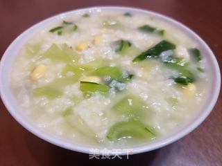 咸鸭蛋粥的做法步骤:12