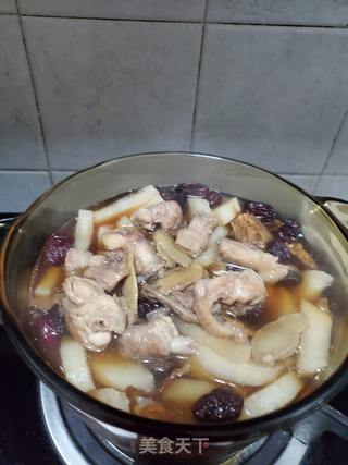 菌菇白萝卜炖鸡块的做法步骤:6