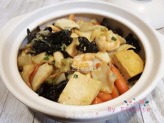 海鲜白菜豆腐煲的做法步骤:17