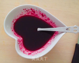 蓝莓山药花的做法步骤:3