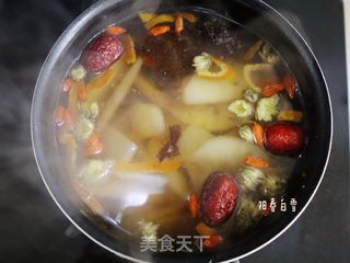 冬季常喝❗️雪梨胖大海果茶❤️(润肺止咳化痰)的做法步骤:4
