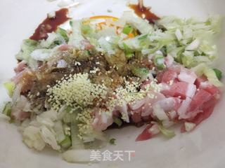白萝卜猪肉饺子的做法步骤:4