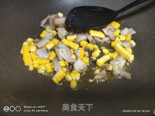 豆皮玉米烧肉的做法步骤：3