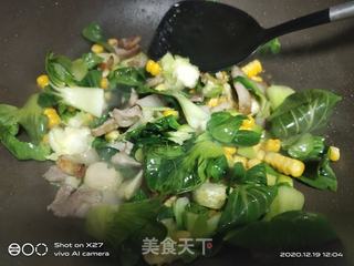 豆皮玉米烧肉的做法步骤：4