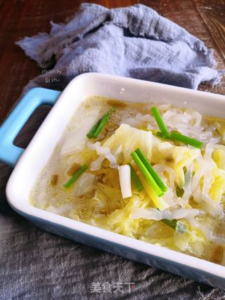 酸菜炖白菜粉条的做法步骤:6