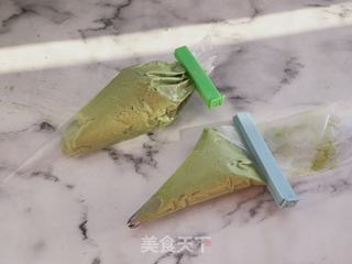抹茶奶油夹心圣诞树饼干的做法步骤:16