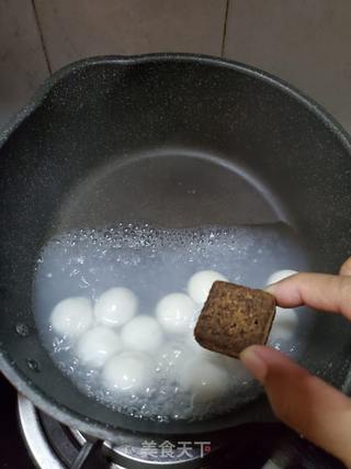 黑糖老姜玫瑰汤圆的做法步骤:4