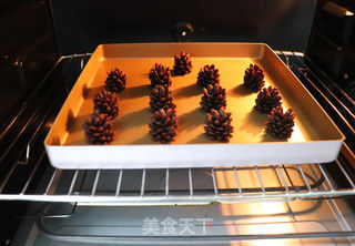 圣诞松果饼干的做法步骤:12
