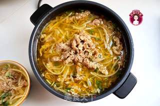 金汤萝卜羊肉的做法步骤:7