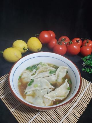 香芹鸡肉水饺的做法步骤:10