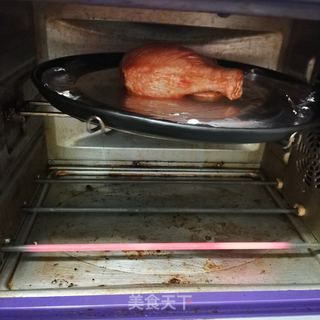 奥尔良烤鸡大腿的做法步骤:4