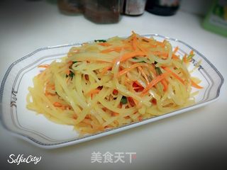 酸辣土豆丝的做法步骤:11