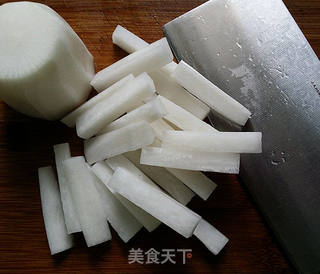 翡翠萝卜的做法步骤:2