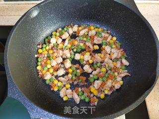 减脂鲜虾藜麦饭的做法步骤:9