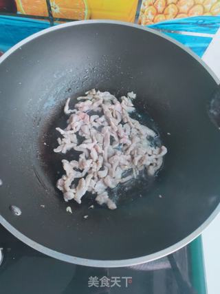 萝卜炒肉丝的做法步骤:8