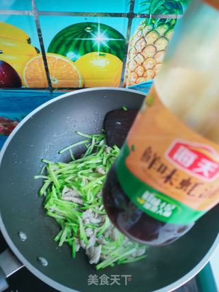 萝卜炒肉丝的做法步骤:10