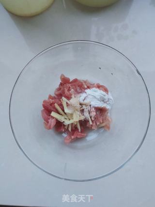 萝卜炒肉丝的做法步骤:6