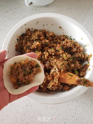 猪肉白萝卜馅饺子的做法步骤:9